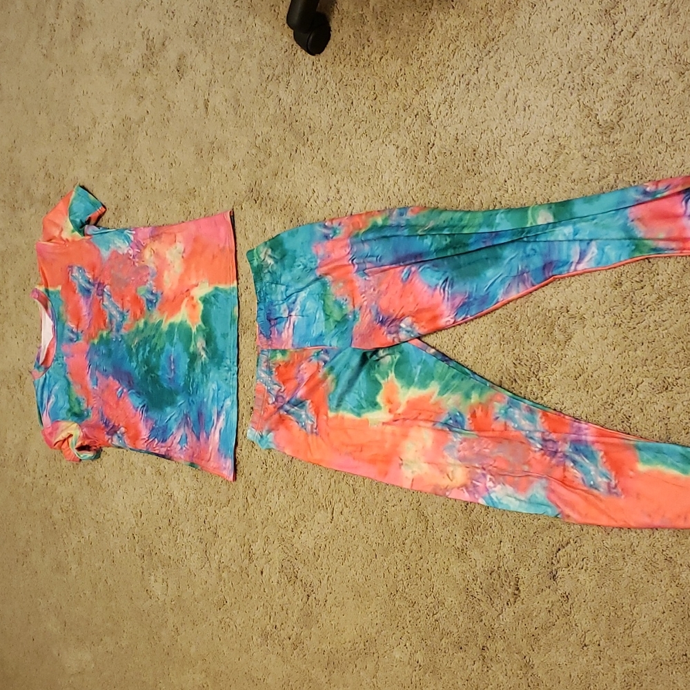 NWOT Rainbow 🌈 print pantsuit